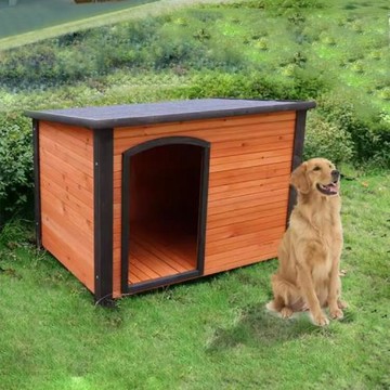 室外狗房子冬季保暖大型犬狗屋四季通用木制狗窩戶外防雨寵物窩