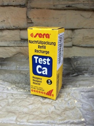 【西高地水族坊】德國Sera 鈣(CA)測試劑補充液 15ml