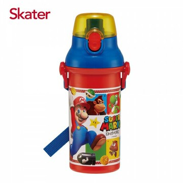 Skater銀離子直飲水壺(480ml) 瑪利歐 ❤️ㄚ比小鼻❤️ (現貨)