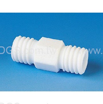 《BOHLENDER》直型螺 牙接管 PTFE GL-Tube Fitting, Straight, PTFE