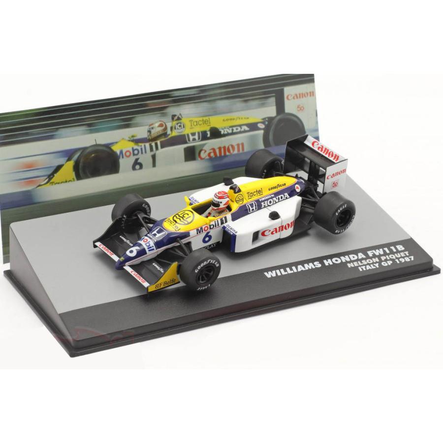 アルタヤ 1/43 ウィリアムズ F1 FW11B 1987 イタリアGP ネルソン ピケ フィギア Williams #6 winner  Italian GP 1987 ALTAYA | LINEショッピング