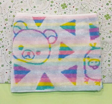 【震撼精品百貨】Rilakkuma San-X 拉拉熊懶懶熊 運動長毛巾 彩色#70853 震撼日式精品百貨