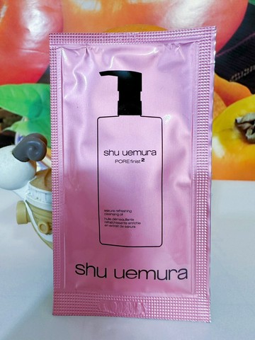 植村秀 櫻花萃釀淨透潔顏油 4ml 百貨公司專櫃貨（旅行用）