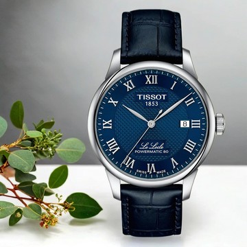 TISSOT 天梭 Le Locle 80小時動力儲存機械錶-39.3mm T0064071604300