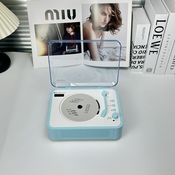 CD機 音響CD機 家用CD播放機 復古CD機雙向碟片播放U盤TF內存卡多功能一體音響氛圍燈