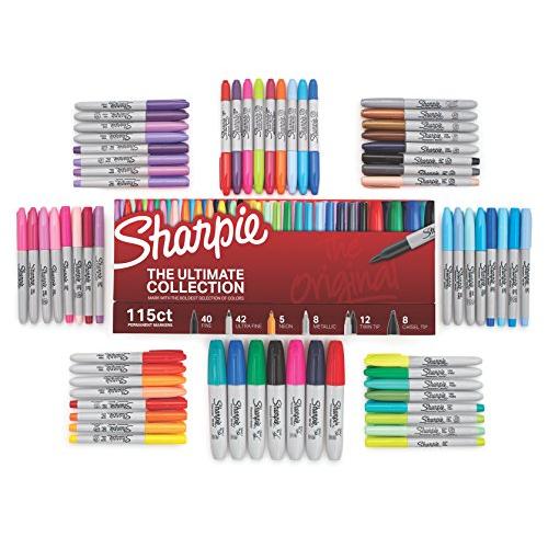 Sharpie パーマネントマーカー アルティメットコレクション 細字 極細ポイント アソートカラー