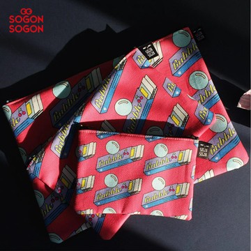 收納包M【泡泡糖】-韓國sogon sogon帆布包