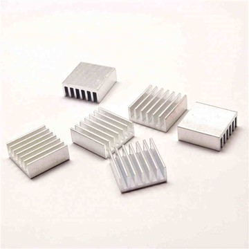 小散熱片 8.8*8.8*5mm 銀色 優質小散熱器 一件5個
