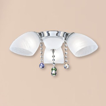 進口水晶珠玻璃造型半吸頂燈 F37-21-92286