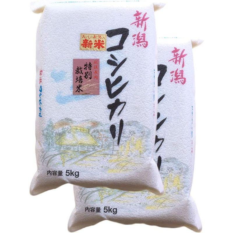 精米令和4年産 新潟県長岡地区［特別栽培米］コシヒカリ 白米 10kg（5kg×2袋）新潟辰巳屋