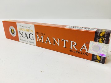 [綺異館] 印度香 心咒 15g Vijayshree Golden Nag MANTRA 線香