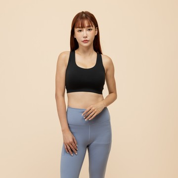 【New Balance】 NB 吸濕排汗運動內衣_女性_黑色_WB51053BK