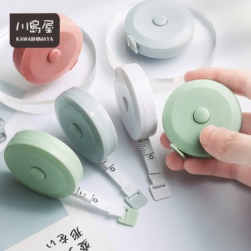 圓形捲尺【川島屋】台灣現貨 迷你捲尺 馬卡龍色 捲尺 伸縮尺 量衣尺 軟尺 量尺 隨身尺 縮捲尺 捲尺 皮尺 伸縮尺 尺