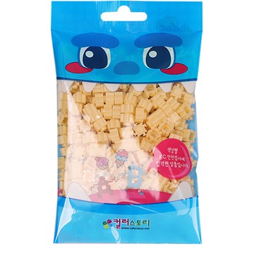 韓國 Color Story - 免燙拼豆-補充包320顆(米黃色/8mm)