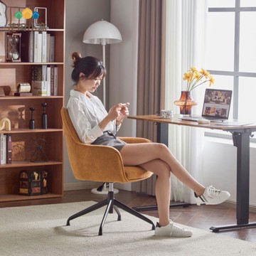 免運 電腦椅 復古電腦椅 禹山塢輕奢家用電腦椅辦公椅書房轉椅接待椅子網紅民宿椅休閑椅子 可開發票 全館八折 工廠現貨直銷 新品特價 h9028