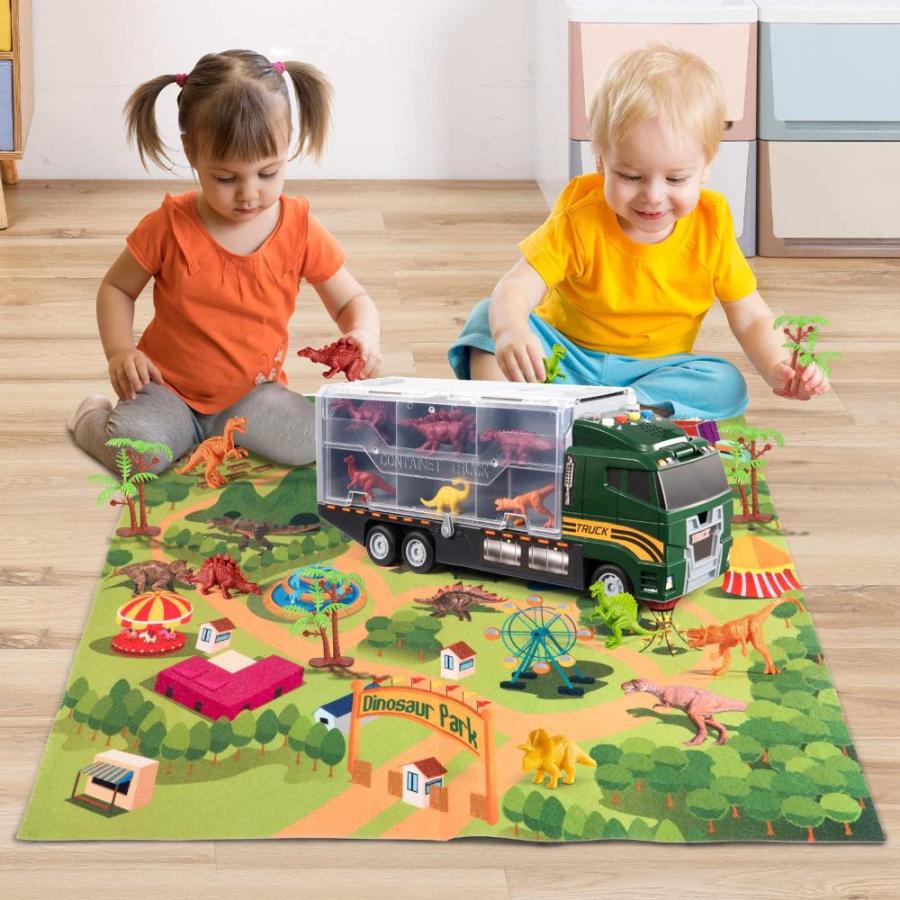 TEMI 39 in Dinosaur Truck Toys for Kids 3ー5, Toddler Toys