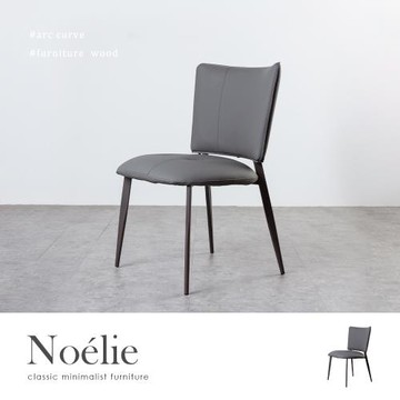 【H&D東稻家居】諾艾莉貓抓皮造型餐椅-二色