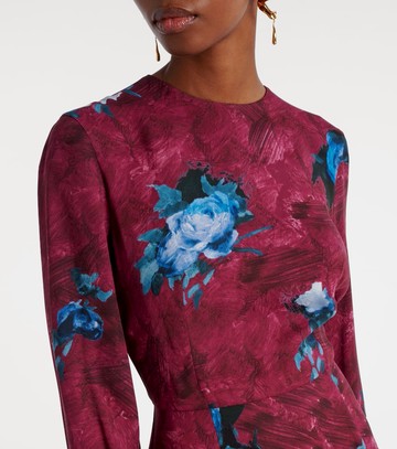 Erdem Floral crêpe midi dress