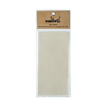 WINNERWELL 小壁爐燈芯 適用於鐵製露營炊具 100%棉 200x100mm  1個  米色