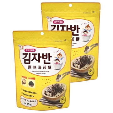 韓味不二 海苔酥 原味 45g  2包