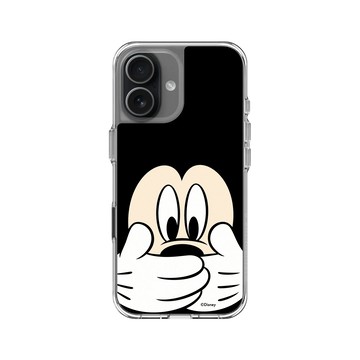 iPhone 17 Clear Case（相機按鈕） 透明 - 迪士尼-米奇 Mickey - 米奇摀嘴