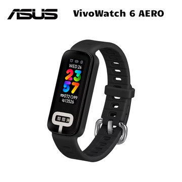 【ASUS 華碩】VivoWatch 6 AERO (HC-C06) 智慧手環 - 送六好禮