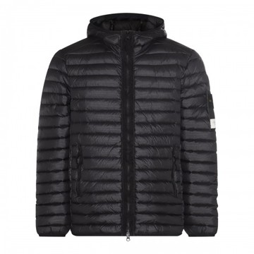 Stone Island - Black Down Jacket M
