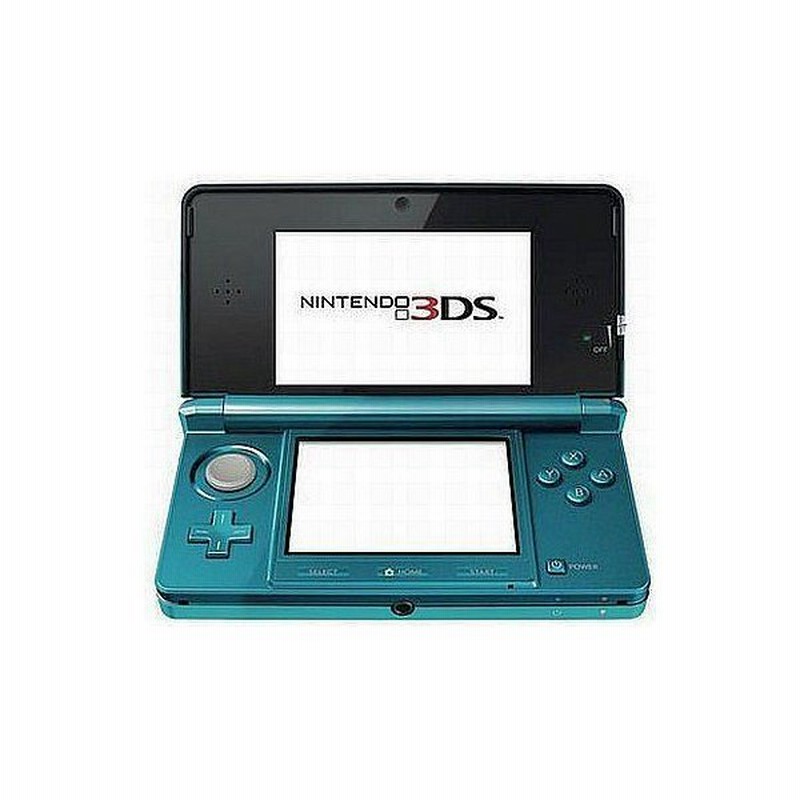 中古ニンテンドー3dsハード ニンテンドー3ds本体 アクアブルー 本体単品 付属品無 箱説なし 通販 Lineポイント最大0 5 Get Lineショッピング