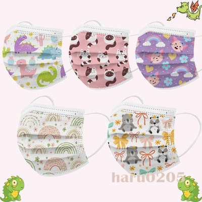 マスク 子供用 50枚入 不織布マスク 男の子 女の子 使い捨て 3層構造 ウイルス対策 可愛い 動物柄 通学 幼稚園 キッズ マスク 通販 Lineポイント最大get Lineショッピング