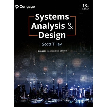 <麗文校園購>Systems Analysis and Design (Cengage International Edition) 13/E Scott Tilley 9798214405919