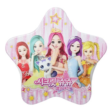 Little Bling MIXMATCH 珠珠的秘密 兒童可撕式指甲油組 4.2g  粉色 x 1入 + 薄荷綠 x 1入 + 紫色 x 1入 + 紅色 x 1入 + 金黃色 x 1入  1組