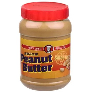 美味大師細滑花生醬1kg 【美味大師】營業用大包裝 美味大師花生醬1kg 細滑花生醬/顆粒花生醬(箱購優惠組12瓶/原價$2772/超值85折)