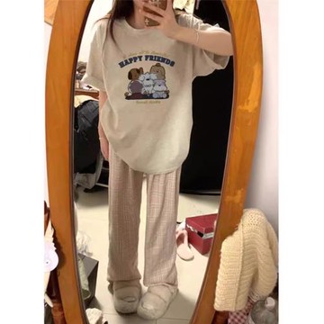 正肩爆款設計感歐貨卡通短袖t恤