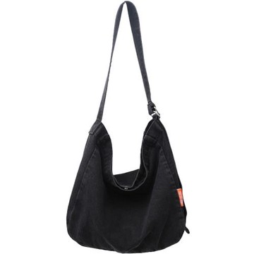 斜挎包男日系復古牛仔布包原宿慵懶風單肩包休閑百搭男生斜跨背包