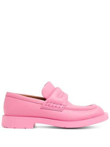 Camper - leather slip-on loafers - women - Rubber/Leather/Other Materials/Leather - 42 - Pink