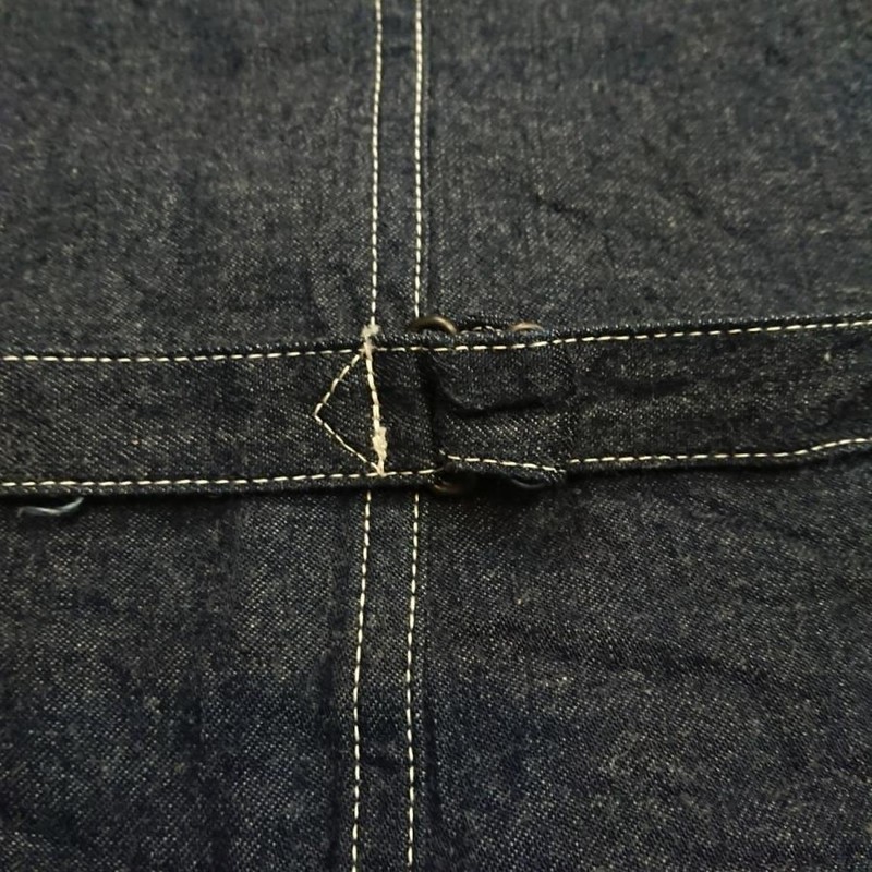 SUGAR CANE 9oz. WABASH STRIPE WORK VEST シュガーケーン