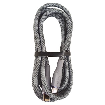 ROMOSS Type-C-Type-C 熔岩鎢金編織充電線 100W 60MB/s  1.2m  煙霧灰  1條