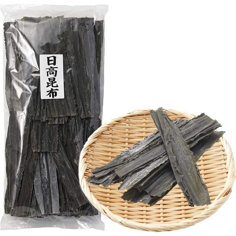 天満大阪昆布北海道産 天然 日高昆布 1kg×2袋 だし 昆布巻 煮物 などで使用できる万能昆布 柔らかく煮える 業務用