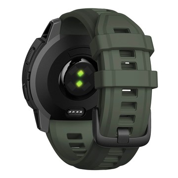 【ibits】Garmin instinct2/2S/Solar 本我矽膠錶帶 單色 透氣 不斷裂 防水 20/22mm