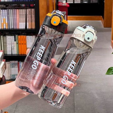 運動水壺 夏季高顏值水杯 男學生簡約隨手杯 大容量便攜防摔塑料杯子【不二雜貨】