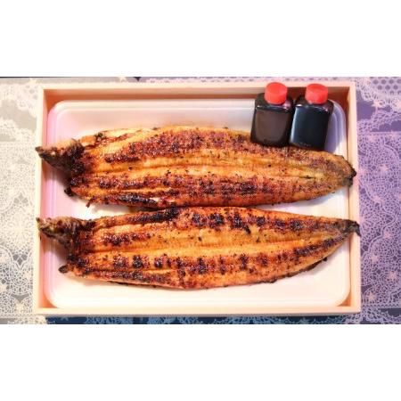 ふるさと納税 ★2尾で勝負！ふんわり手焼き国産うなぎ（特大約200g）×2尾★隠し味の赤穂の天塩も効いてます！ 兵庫県赤穂市