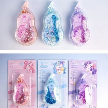 ✨臺灣出貨✨整盒24卡批發流沙款卡通修正帶高顏值男生女生塗改帶修正帶文具店