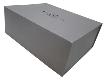 ~雪黛屋~COACH 紙盒國際正版中型包包尺寸立體紙盒進口紙材質#1767