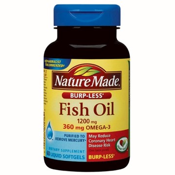 Fish Oil Burp-Less 200 Tabs by Nature Made