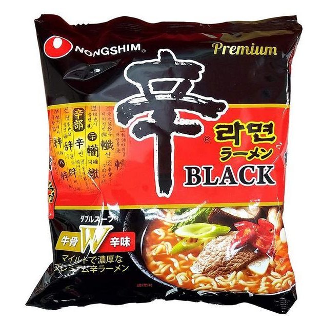 農心 辛ラーメンブラック BLACK ５袋セット