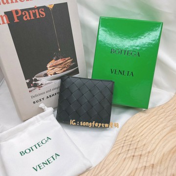 歐美代購 台灣現貨 BOTTEGA VENETA 寶緹嘉 男款 編織零錢袋短夾 BV 男短夾
