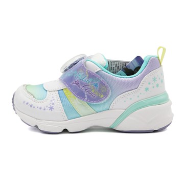 月星 MoonStar DN 冰雪奇緣 電燈鞋 魔鬼氈 中童鞋 紫綠 S1034 (DNC13458)