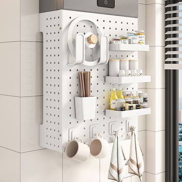 ??快速出貨?? 公司貨 熱水器遮擋罩燃氣管道裝飾遮擋廚房洞洞板廚房置物架廚房遮擋管道