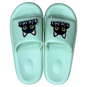 Vero&Nique 維諾妮卡 風格話題休閒拖鞋 - 綠色 尺寸25.5  1雙