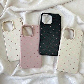 適用iPhone16 15Pro 14Plus 13 12皮革紋防摔殼簡約甜美風11 XR 8P 7P手機殼